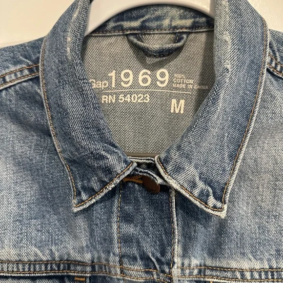 GAP 1969 Medium Blue Denim Jacket - Picture 2 of 3